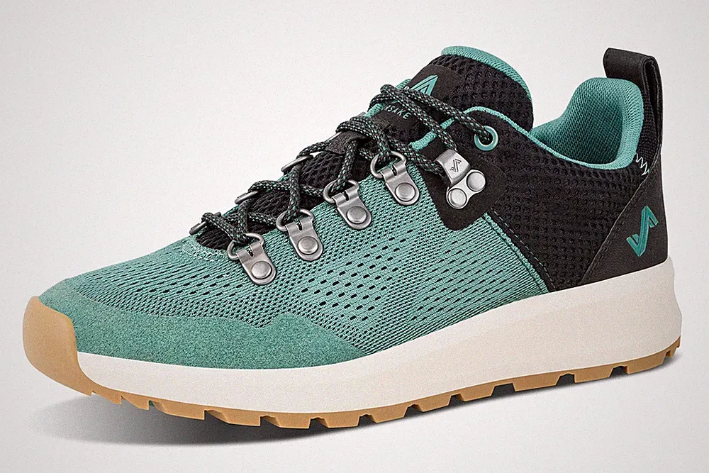 Forsake Thatcher Low - Women's Vegan Hiking Shoe, 10, Aqua