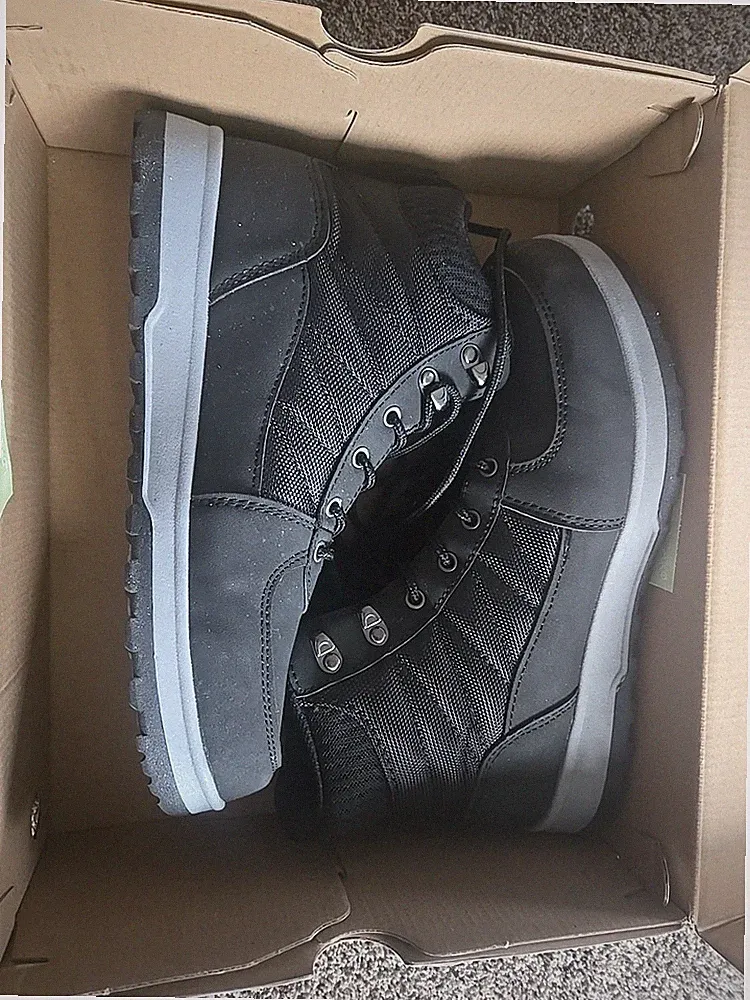 Men's Snow Boots Waterproof Construction Winter Insulated Warm Hiking Boots